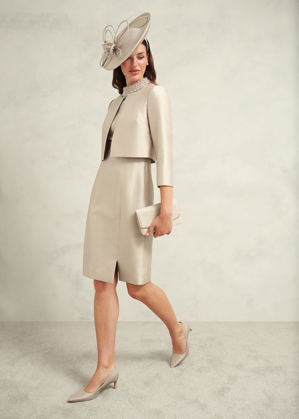 Katherine Wool Silk Jacket | Hobbs US |
