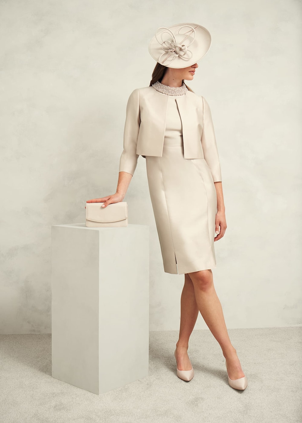 Silk jacket dress cheap