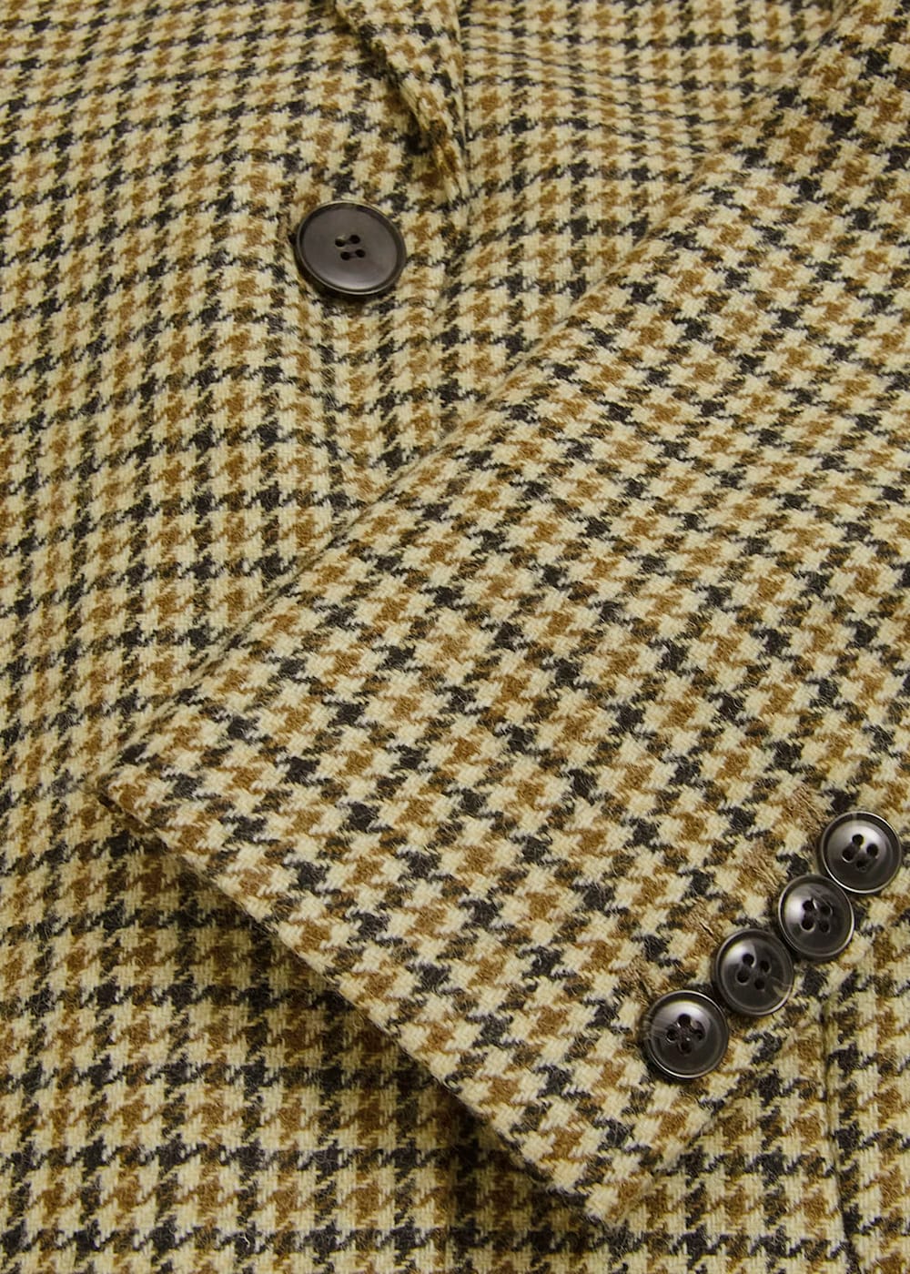 brown shetland wool jacket