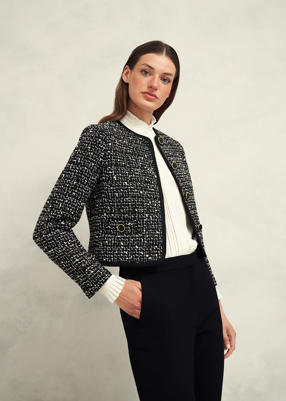 bijou button long coat – ecmile.