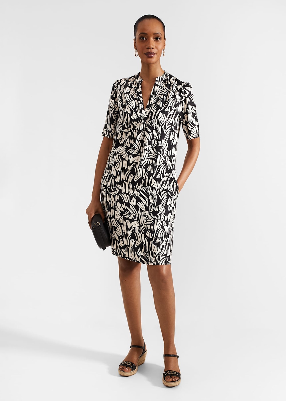 slub yarn check dress – louren store