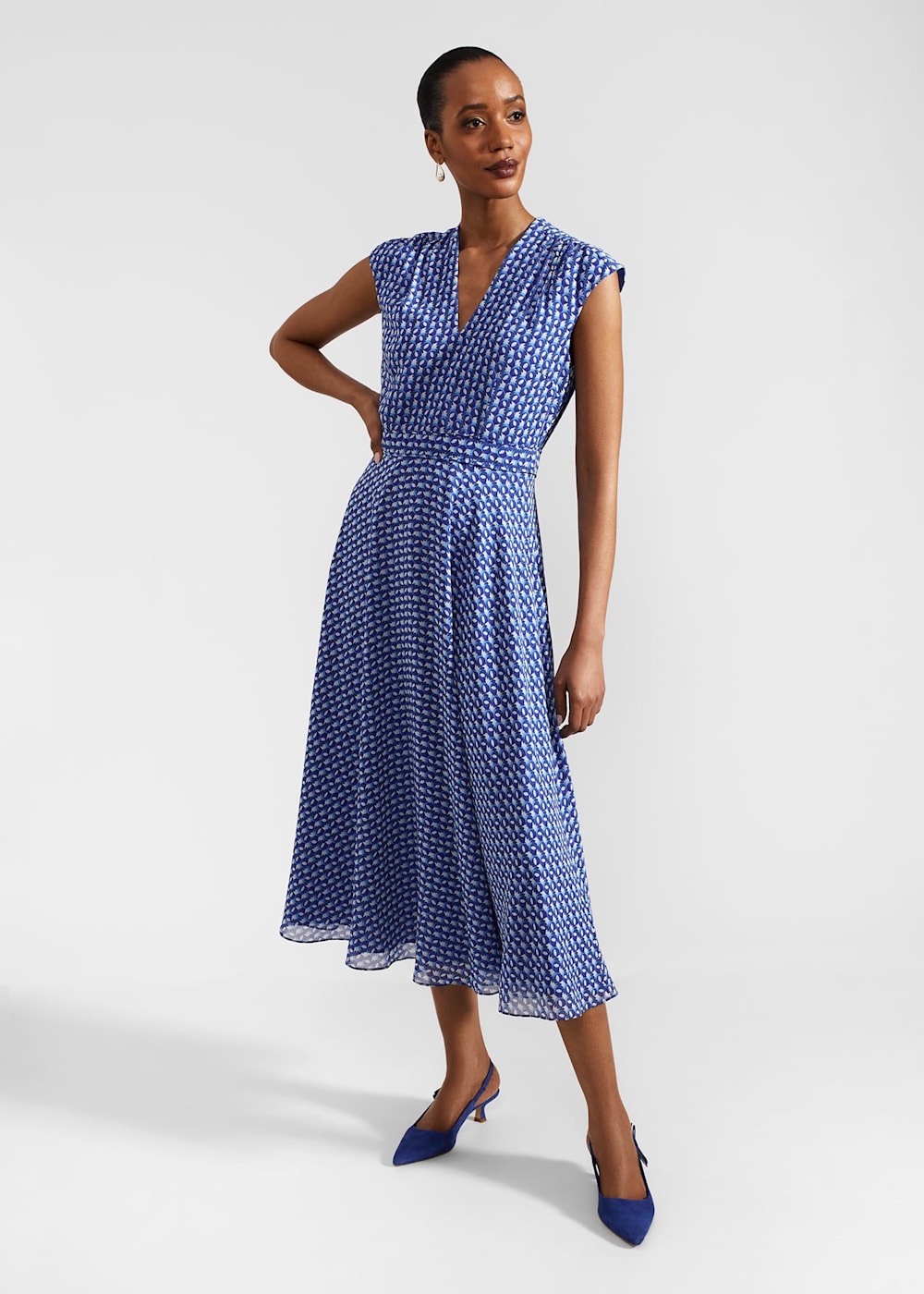 Hailey Midi Dress Hobbs UK