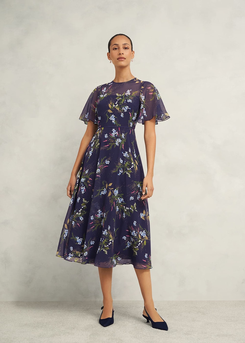 Callie Midi Dress Hobbs UK