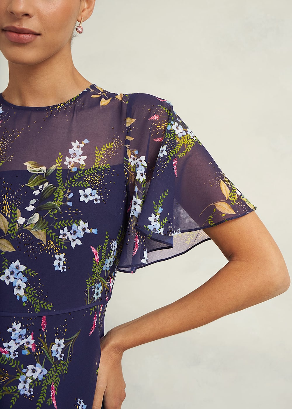 Callie Midi Dress Hobbs UK