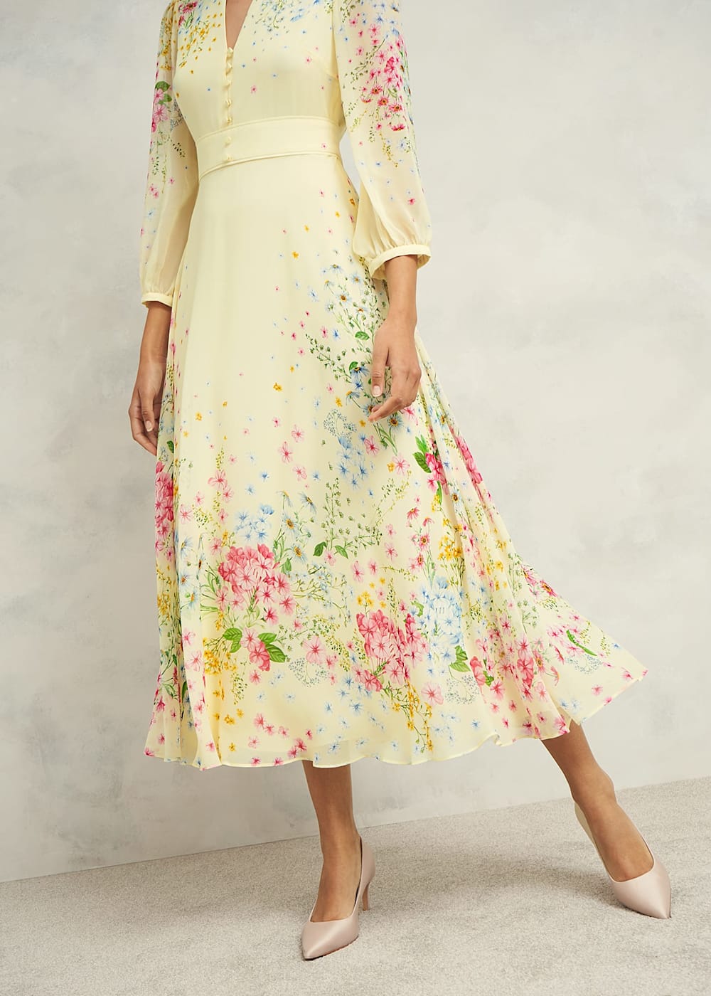 Emma Silk Dress Hobbs UK