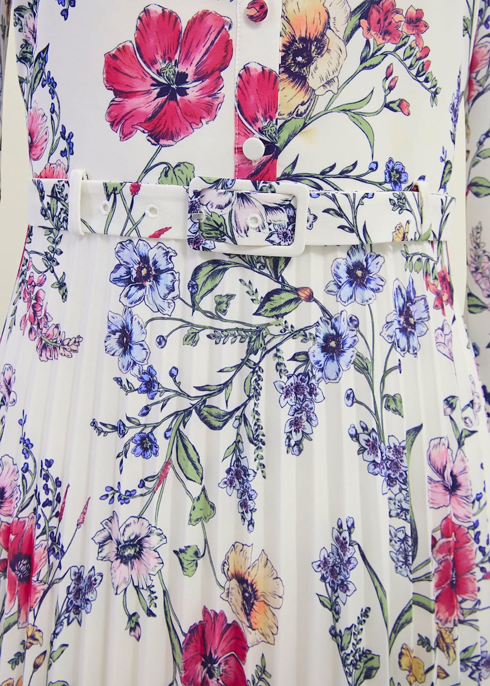 Ashleen Pleated Shirt Dress | Hobbs US |