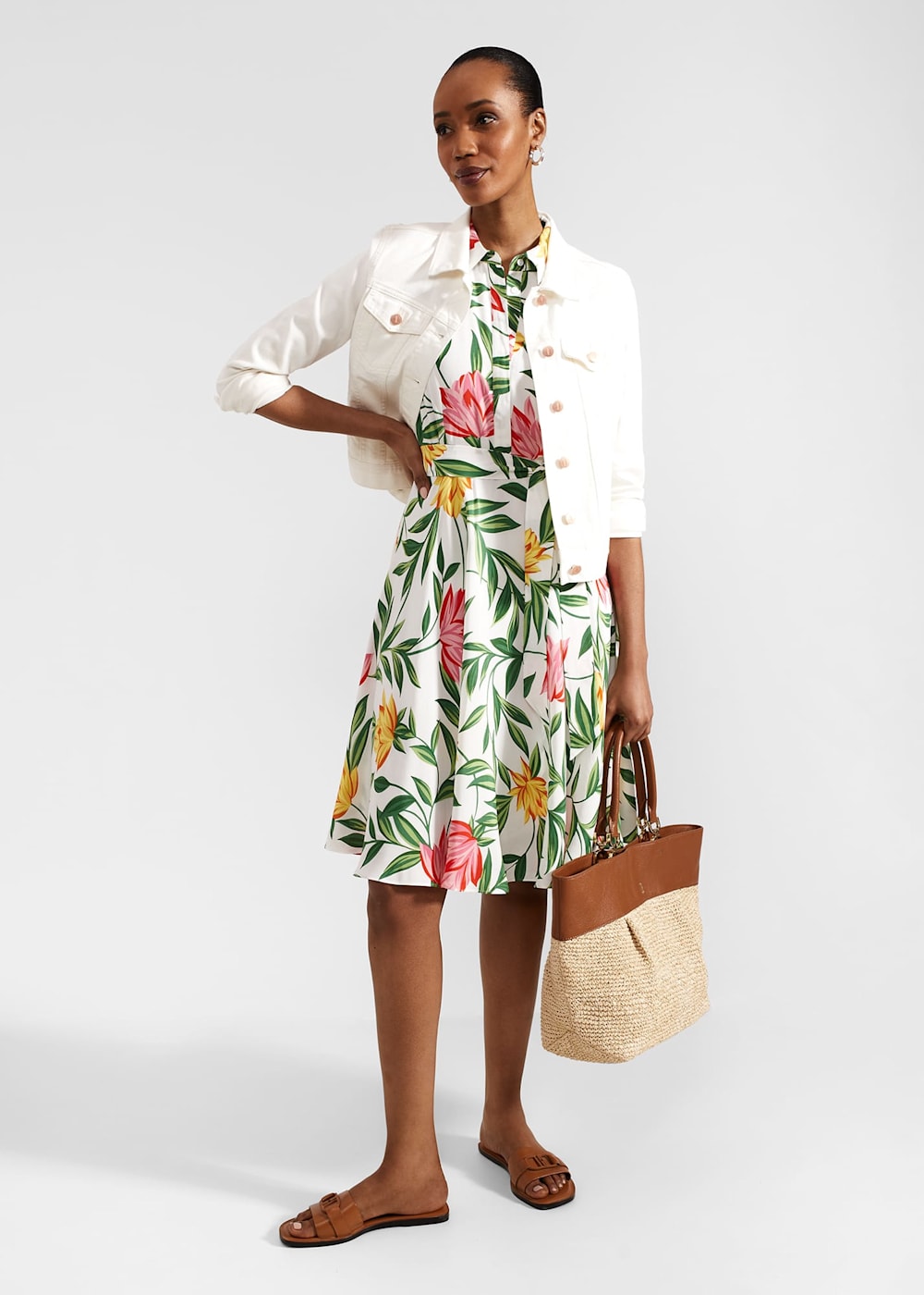 Hobbs belinda dress multi shop