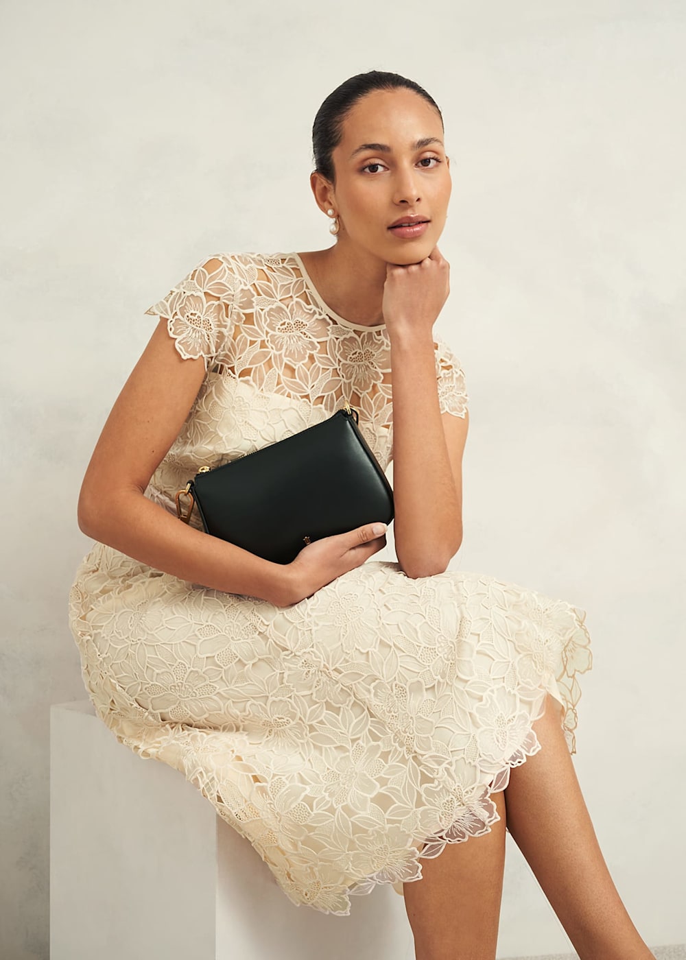 Johanna Lace Dress | Hobbs US |