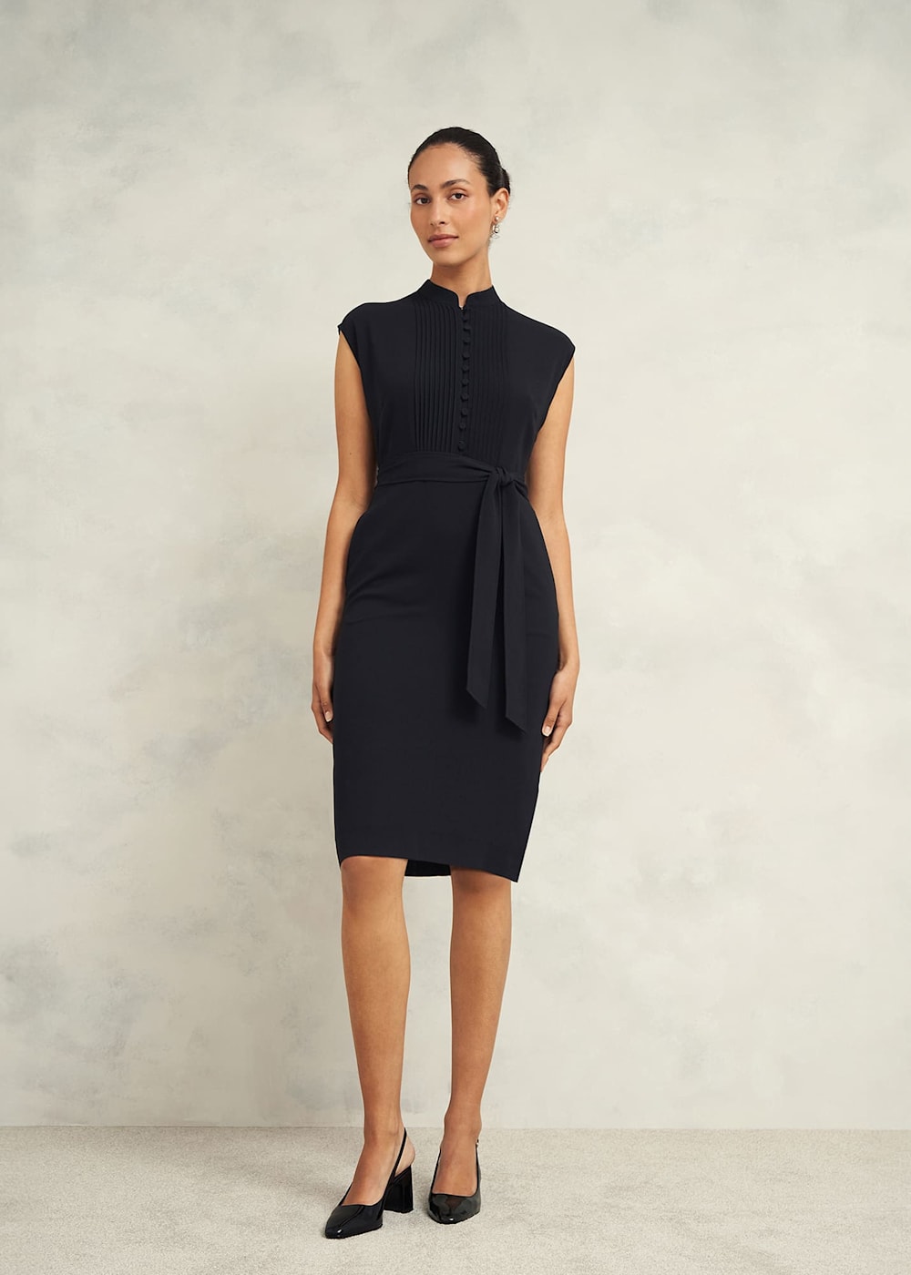 Pia Pintuck Dress Hobbs UK