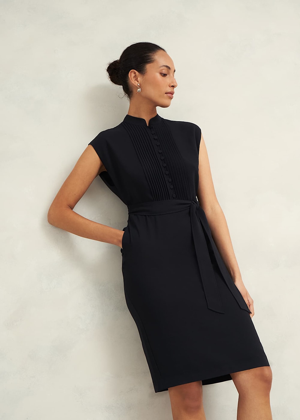 Pia Pintuck Dress | Hobbs US | Pia Pintuck Dress | Hobbs US |
