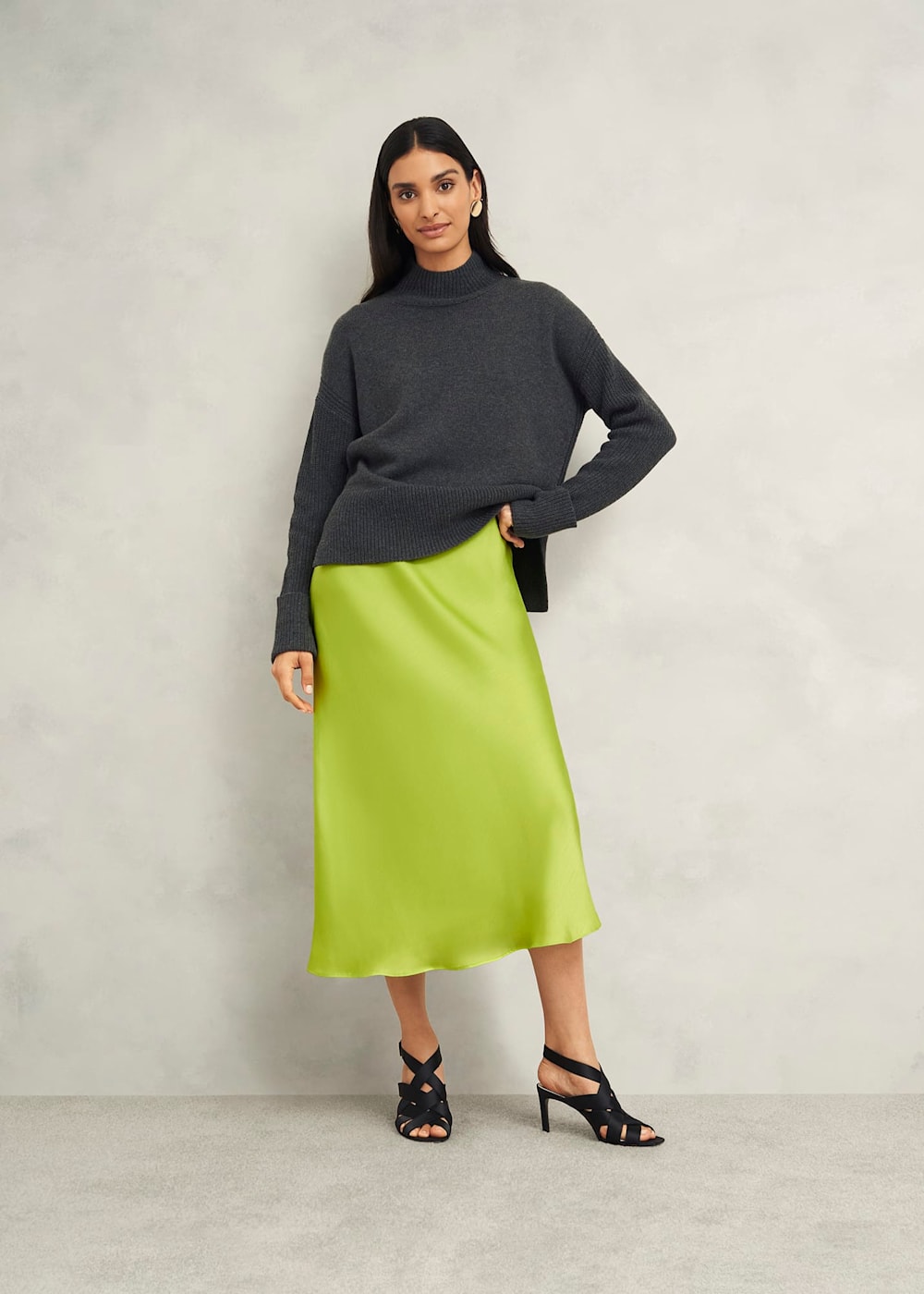 Hobbs lime green dress shop