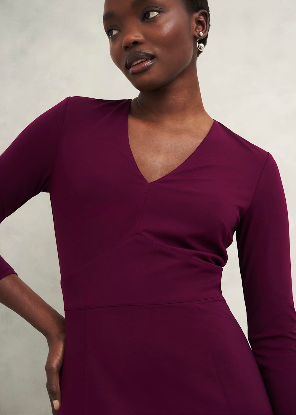 Mirabel Ponte Dress | Hobbs US |