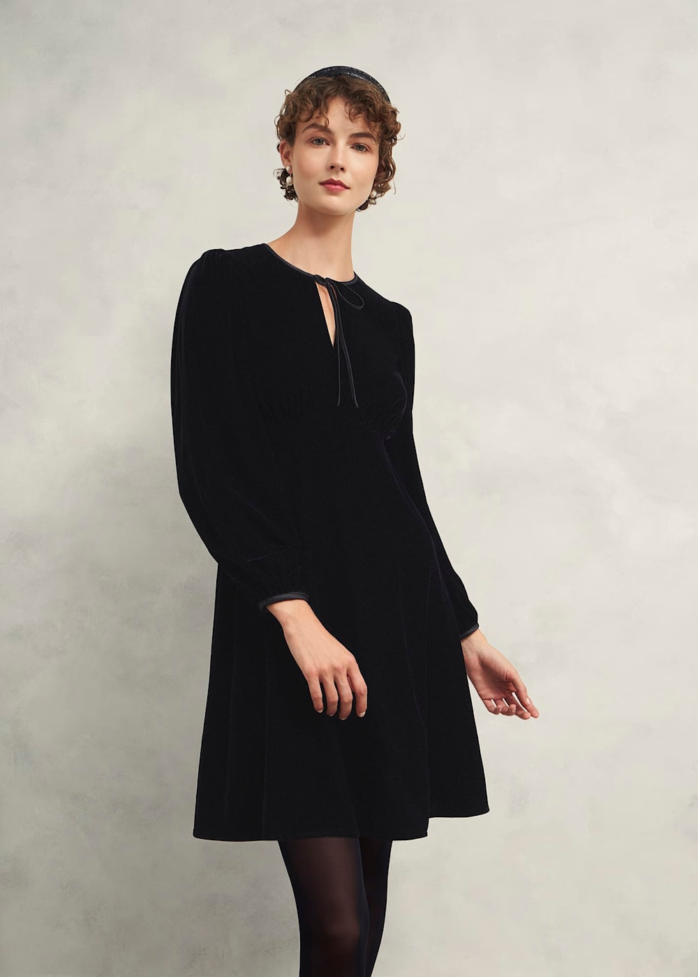 Hobbs eliora velvet dress 2025