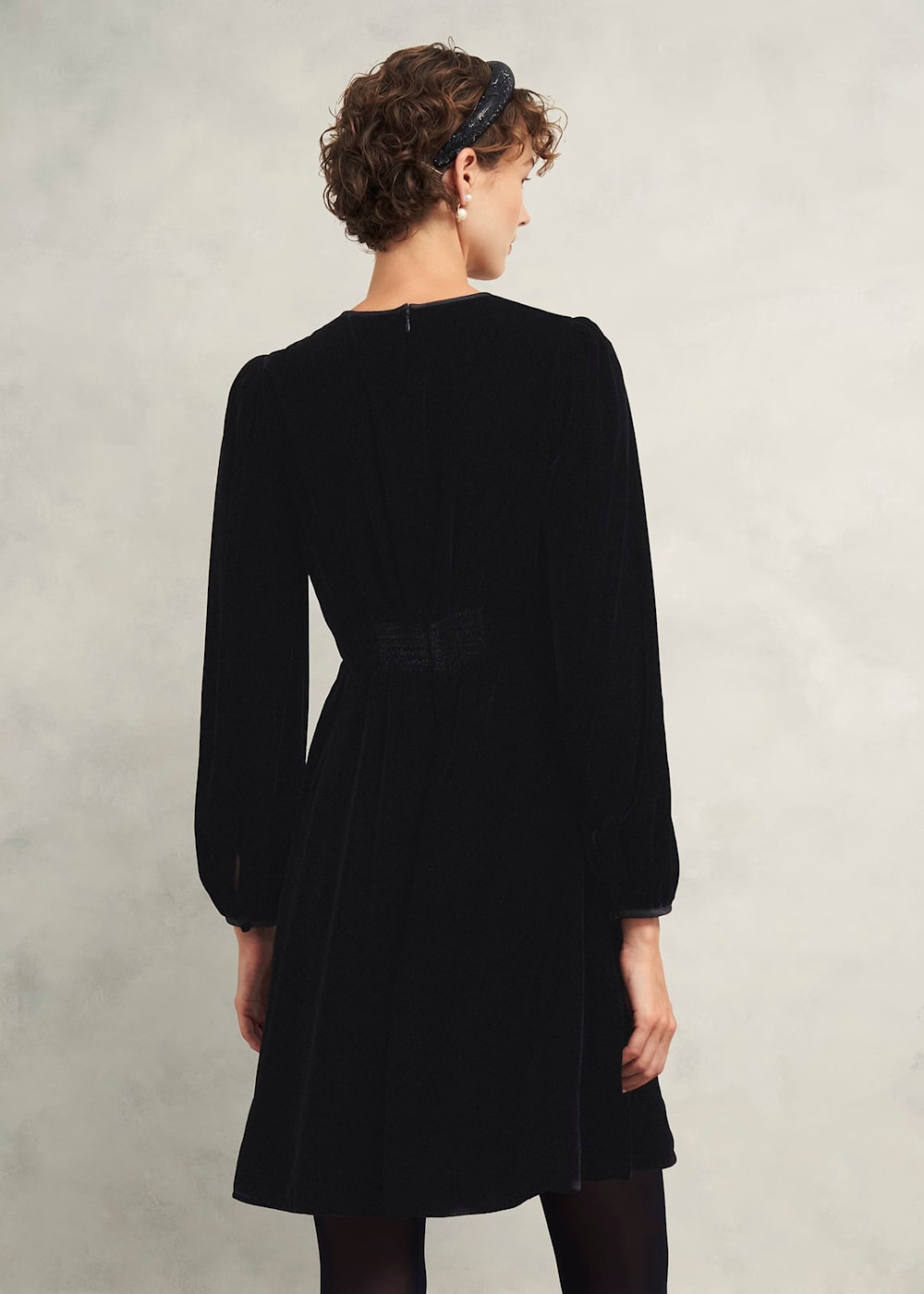 Osterly Velvet Dress Hobbs UK