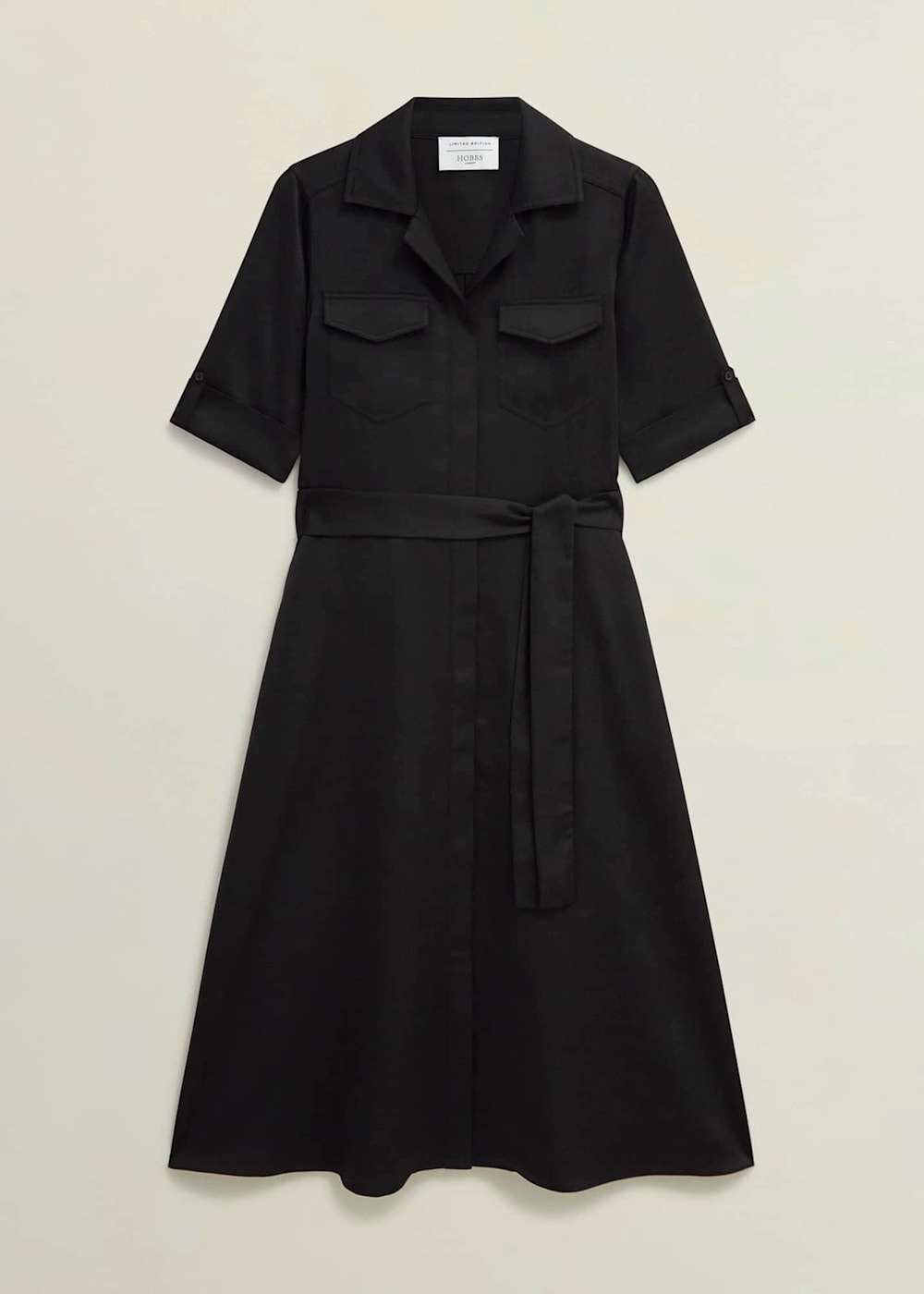 Hobbs black shirt dress store