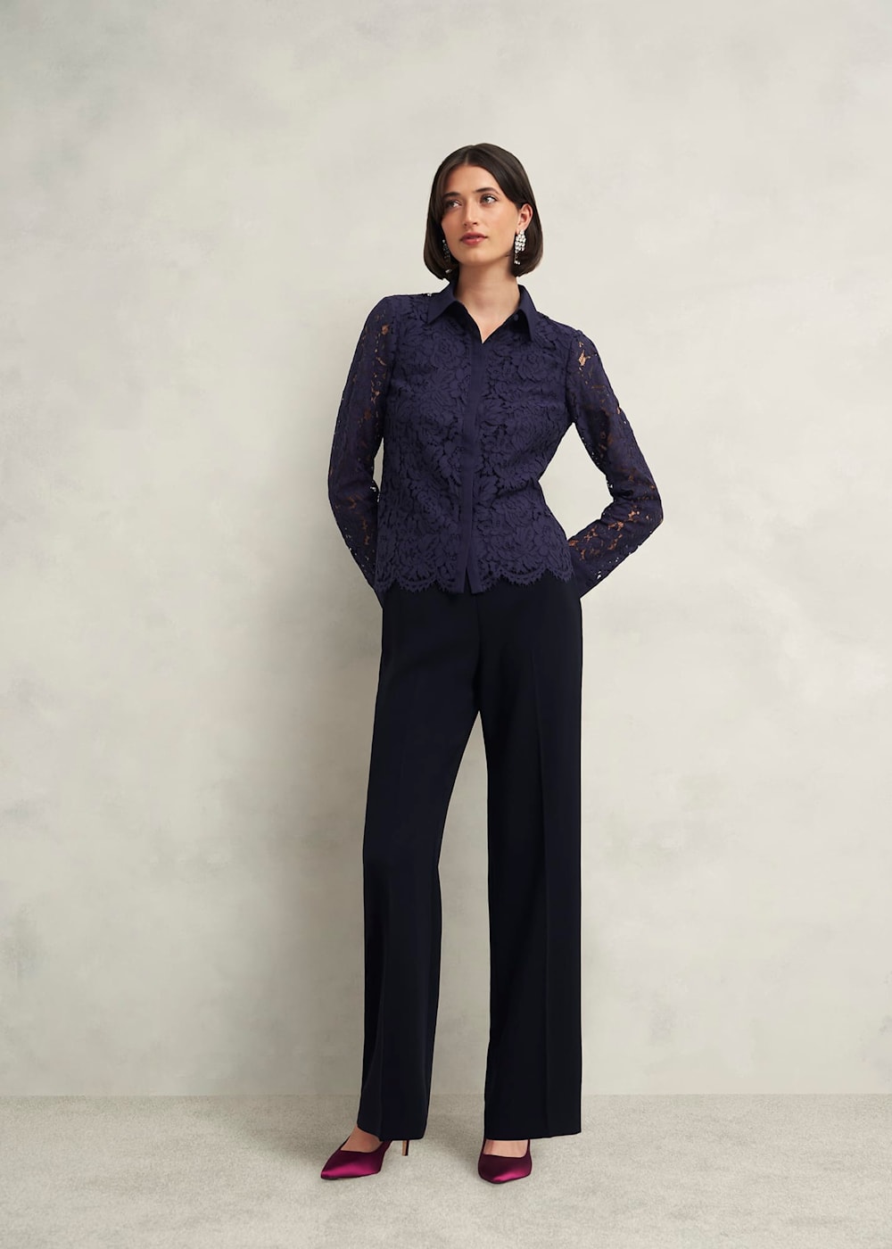 Claire Lace Shirt | Hobbs US |