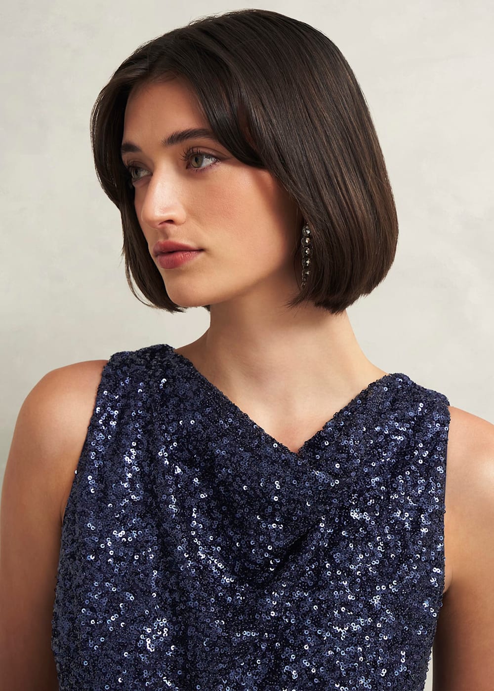 Petite Zuri Sequin Jumpsuit | Hobbs US |
