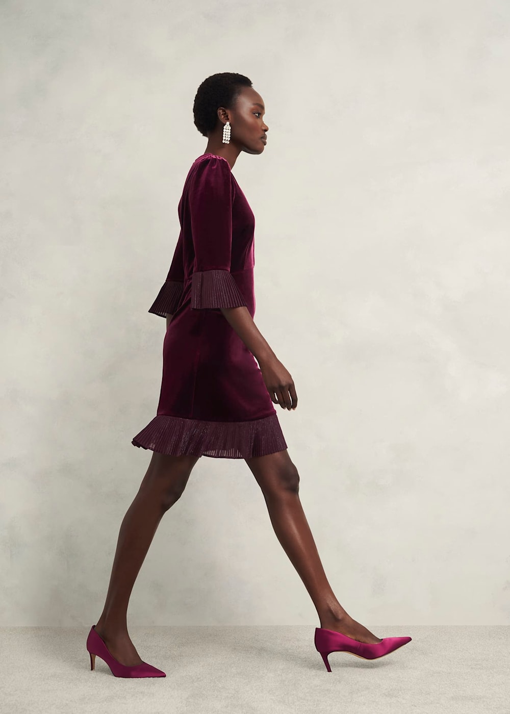 Ashley Velvet Dress | Hobbs US |