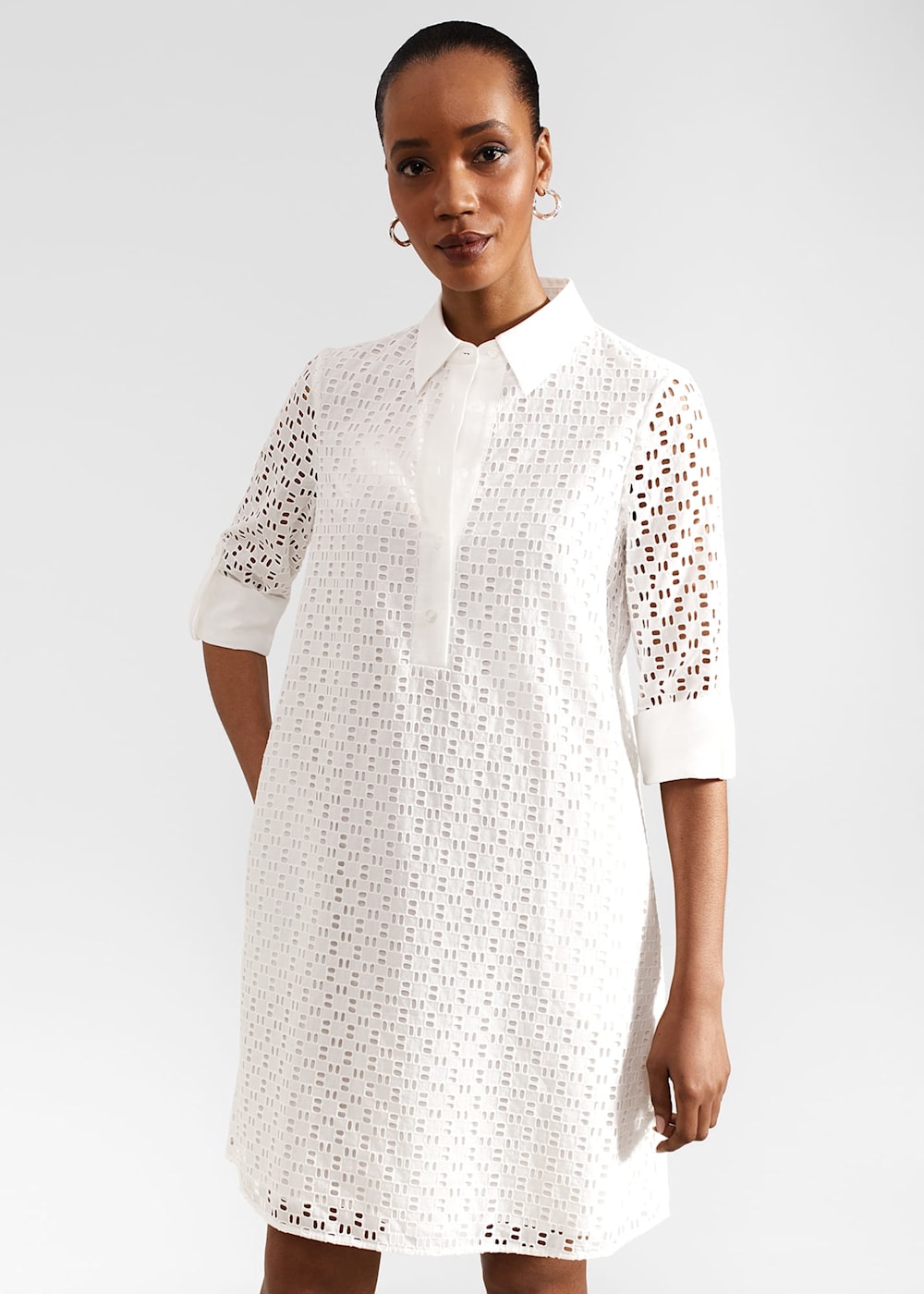 White dress hobbs top