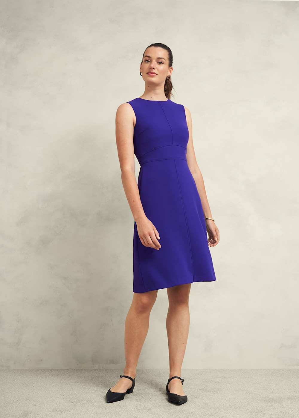 Hobbs cobalt blue dress sales