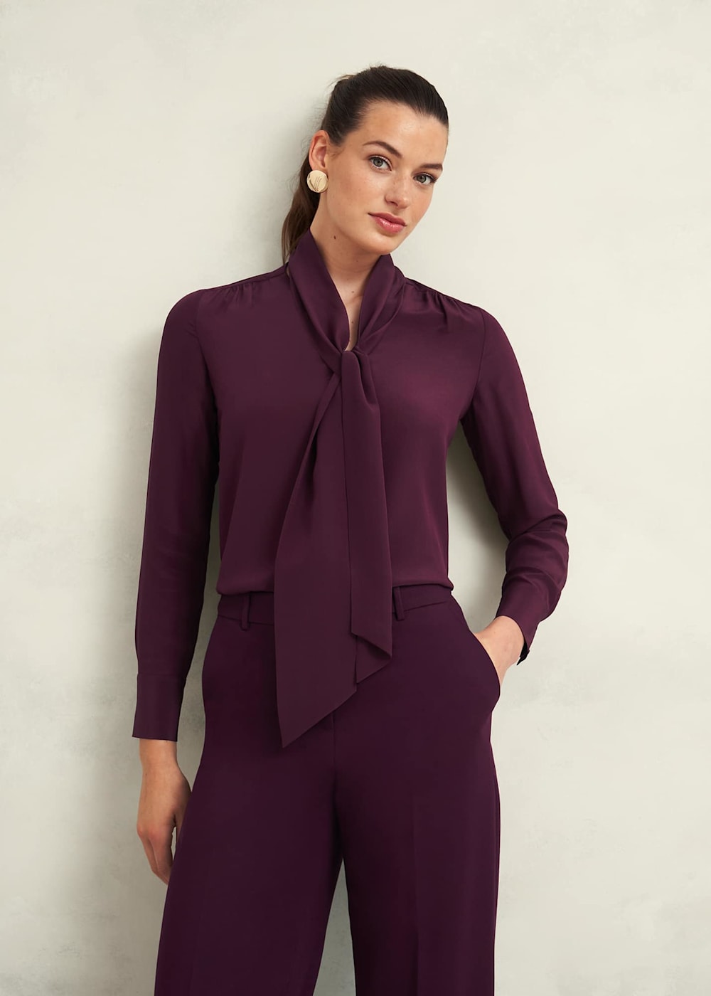 Plum blouses for weddings online