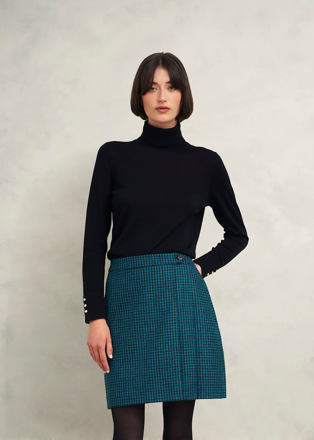 Leah Wool Kilt Skirt Hobbs UK