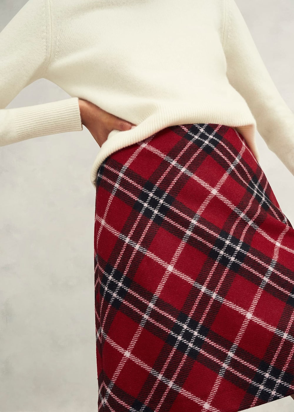 Teia Wool Skirt Hobbs UK