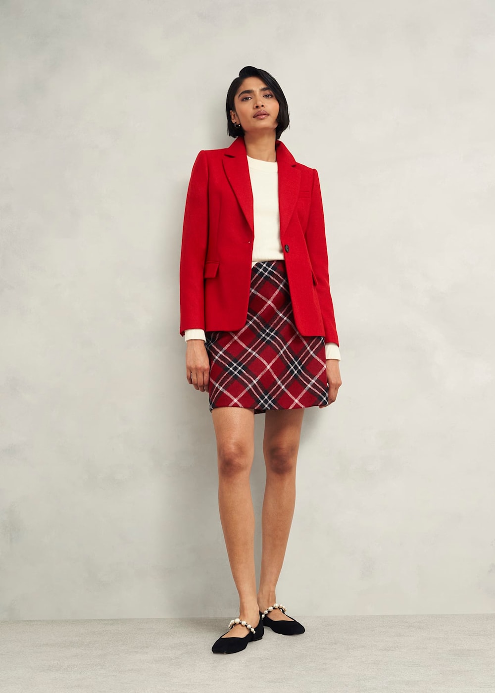 Wool plaid skirt uk cheap
