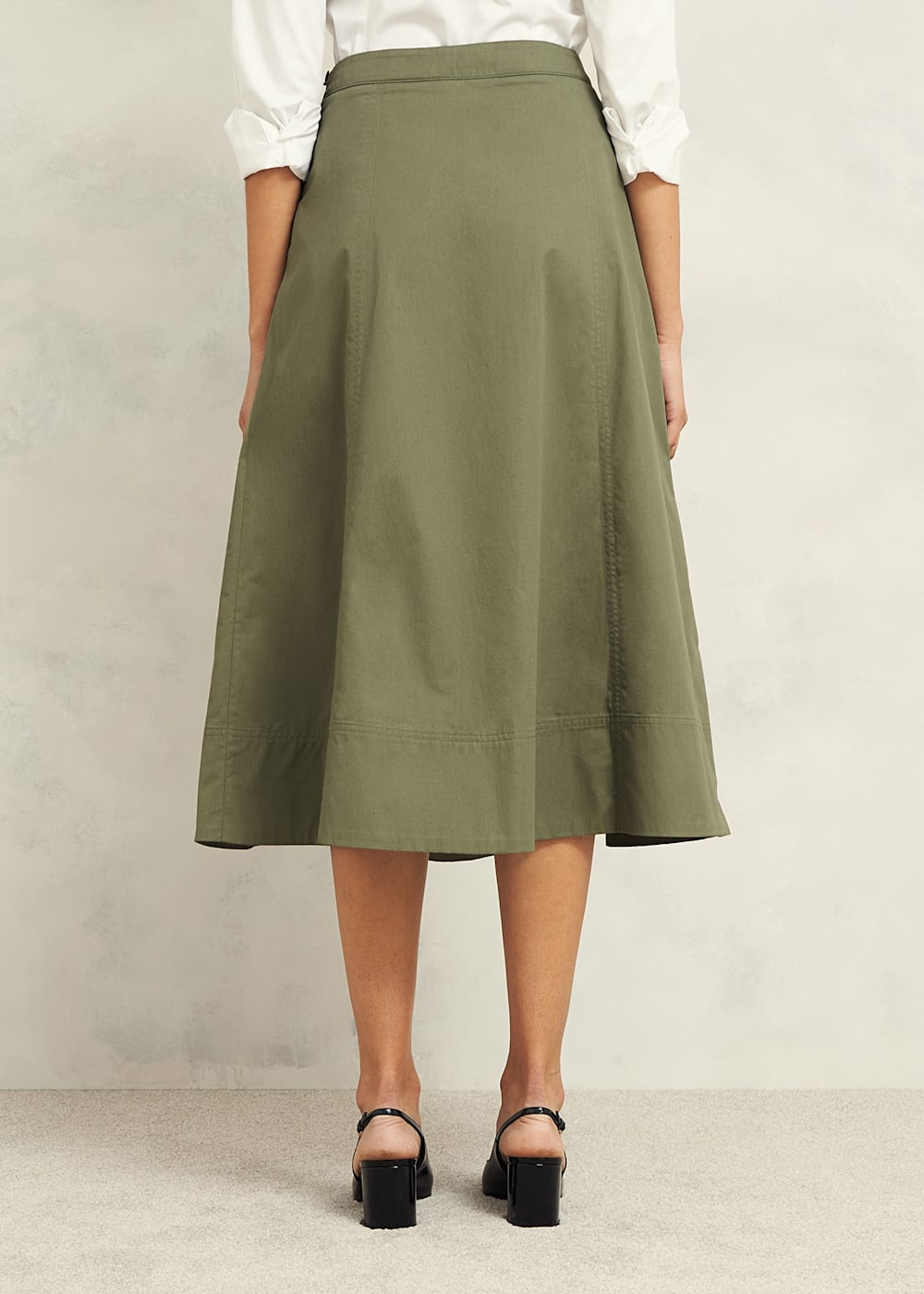 Avril Cotton Skirt | Hobbs US |