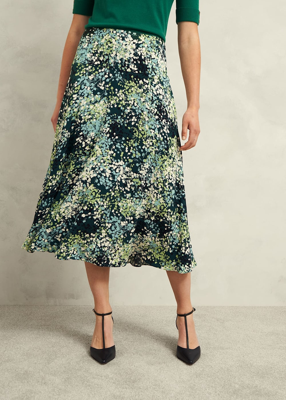 VONIQUE / ENFOLD/BUMPY-STRAIGHT SKIRT