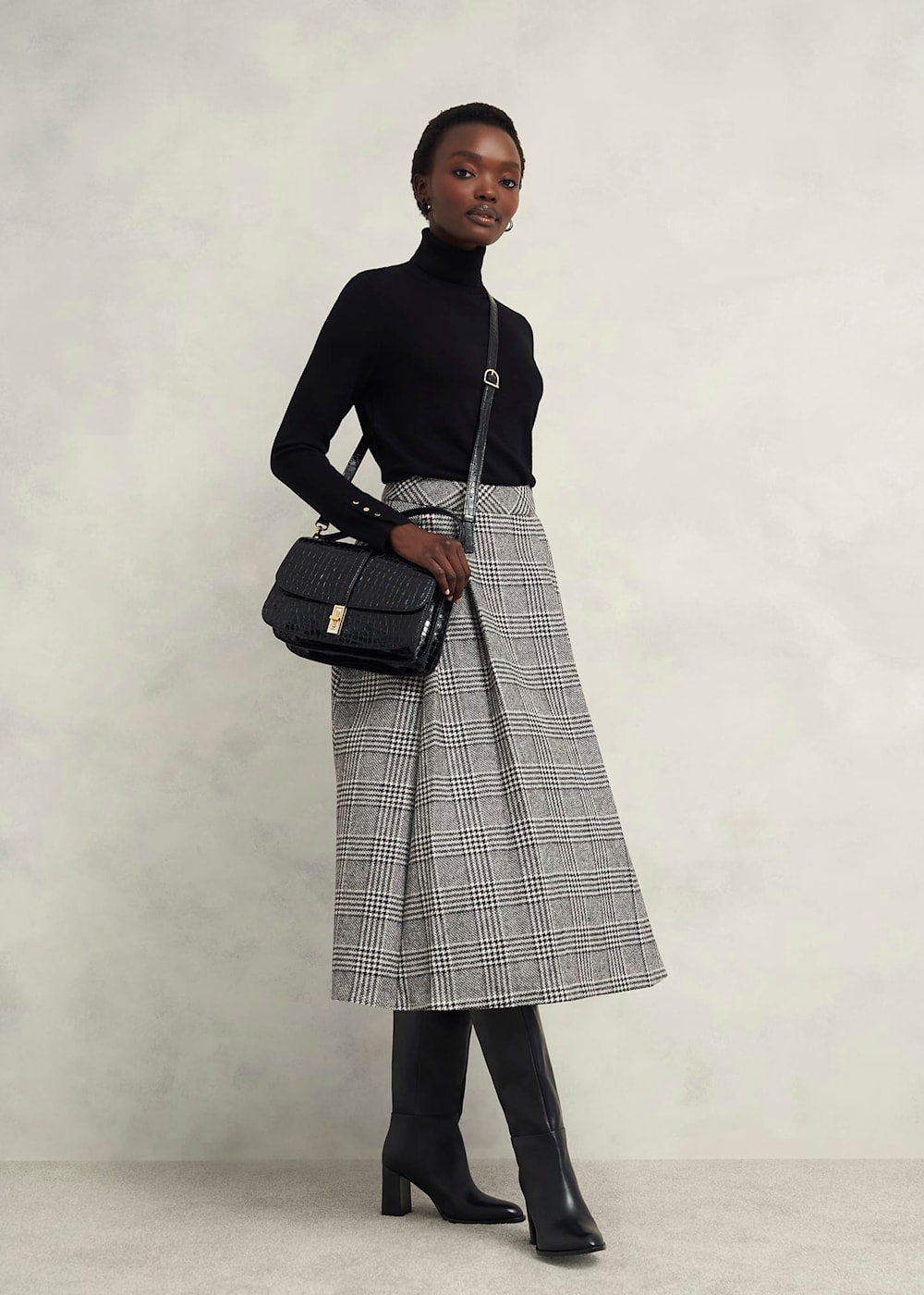 Brea Wool Full Skirt Hobbs UK