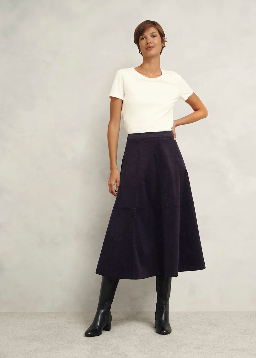 Clifton Cord Skirt Hobbs AU