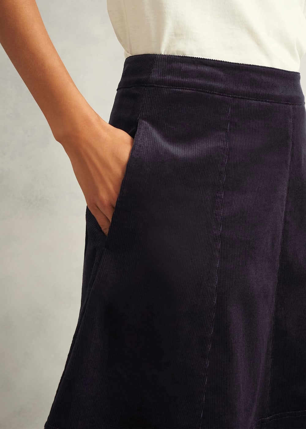 Hobbs cord skirt shop
