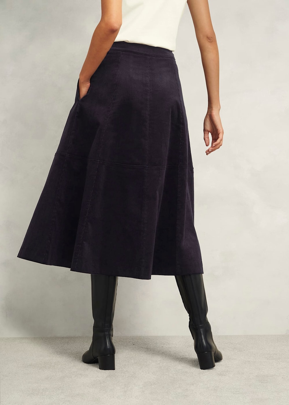 Hobbs cord skirt deals
