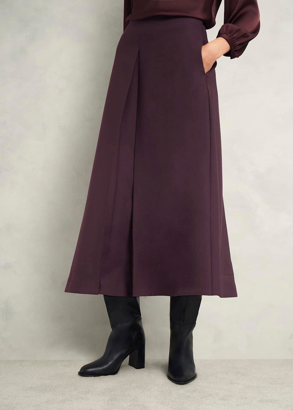 Chersham Skirt With Wool | Hobbs US | Chersham Skirt With Wool | Hobbs US |