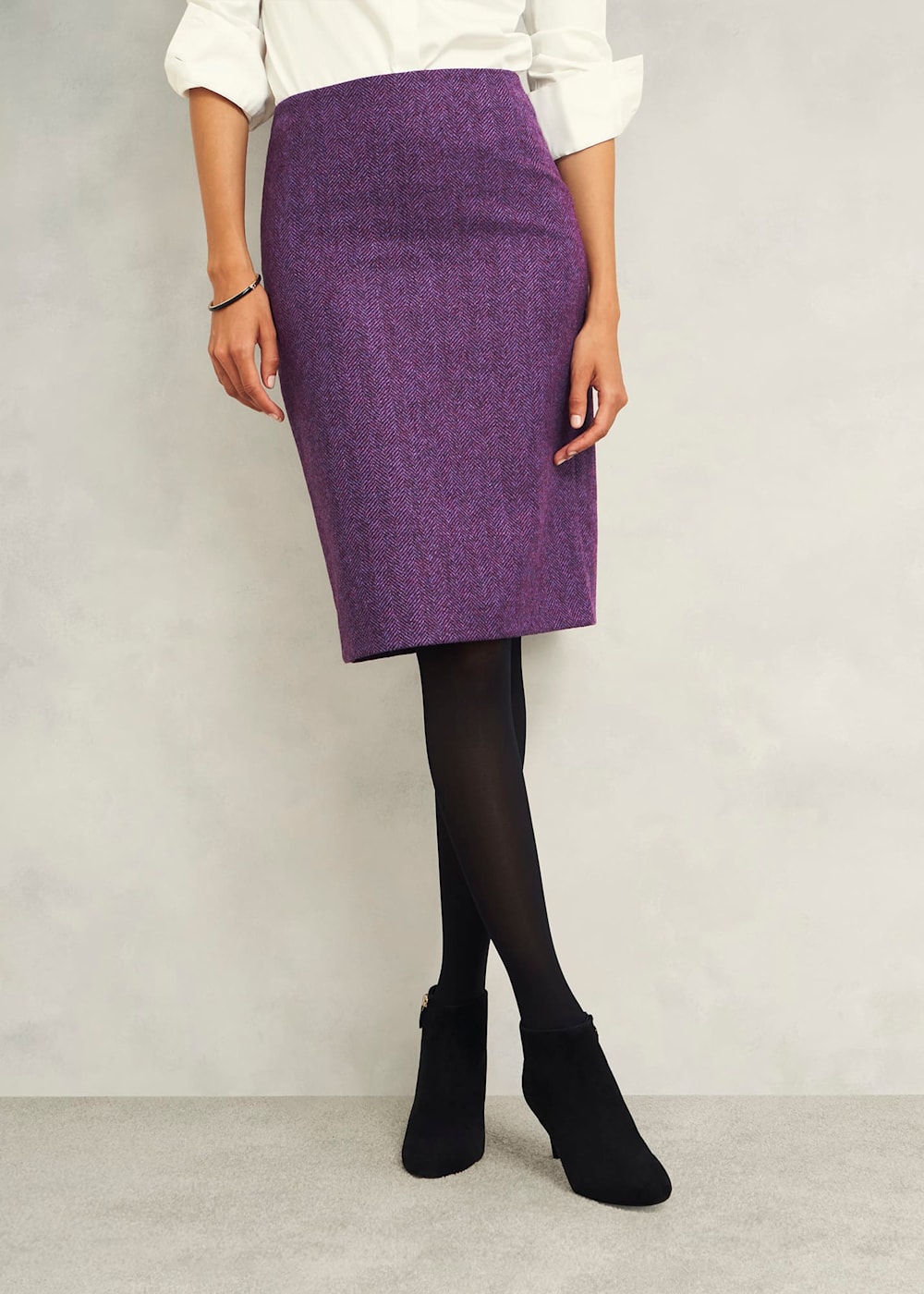 Mix tweed Pencil skirt – L'AUBE BLANC