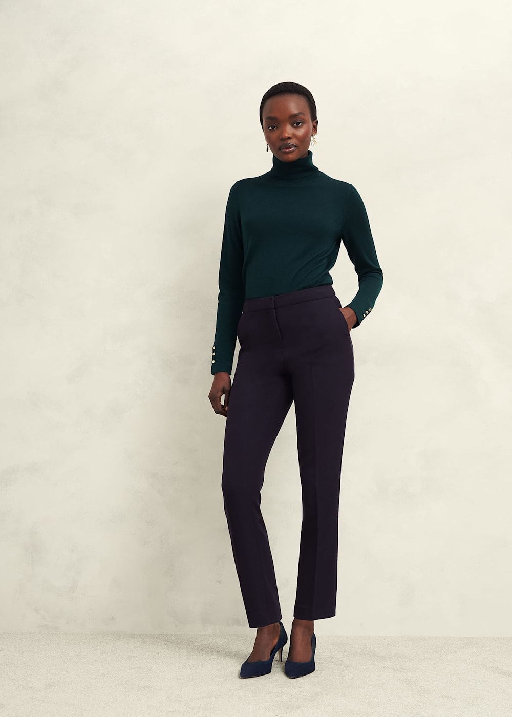 Petite Aly Slim Trousers Hobbs UK