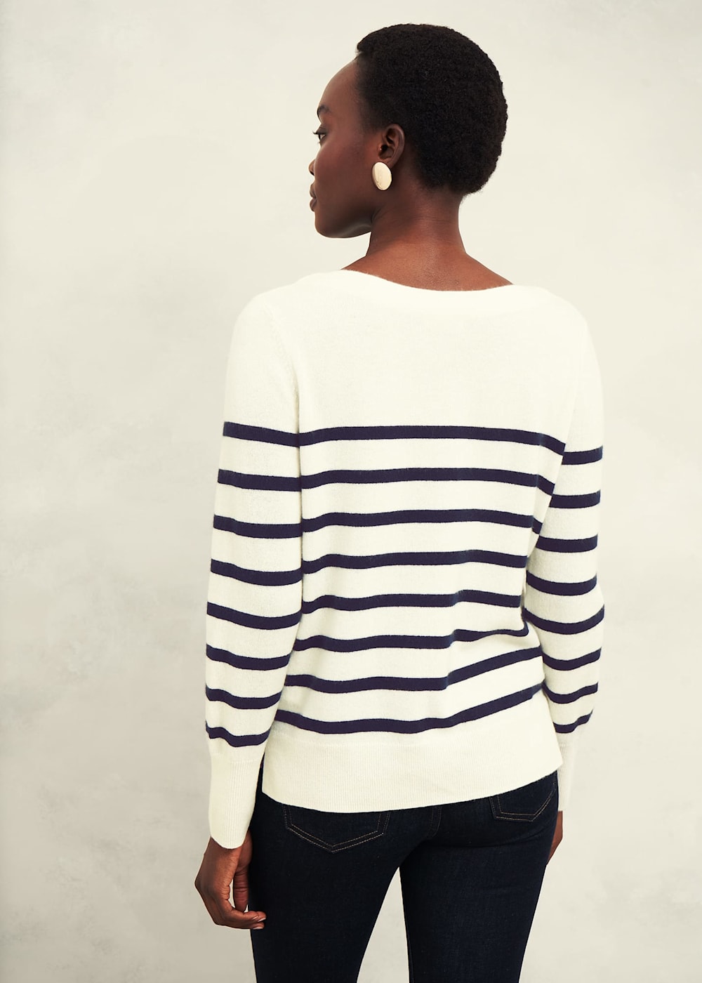 Larina Cashmere Stripe Sweater Hobbs US