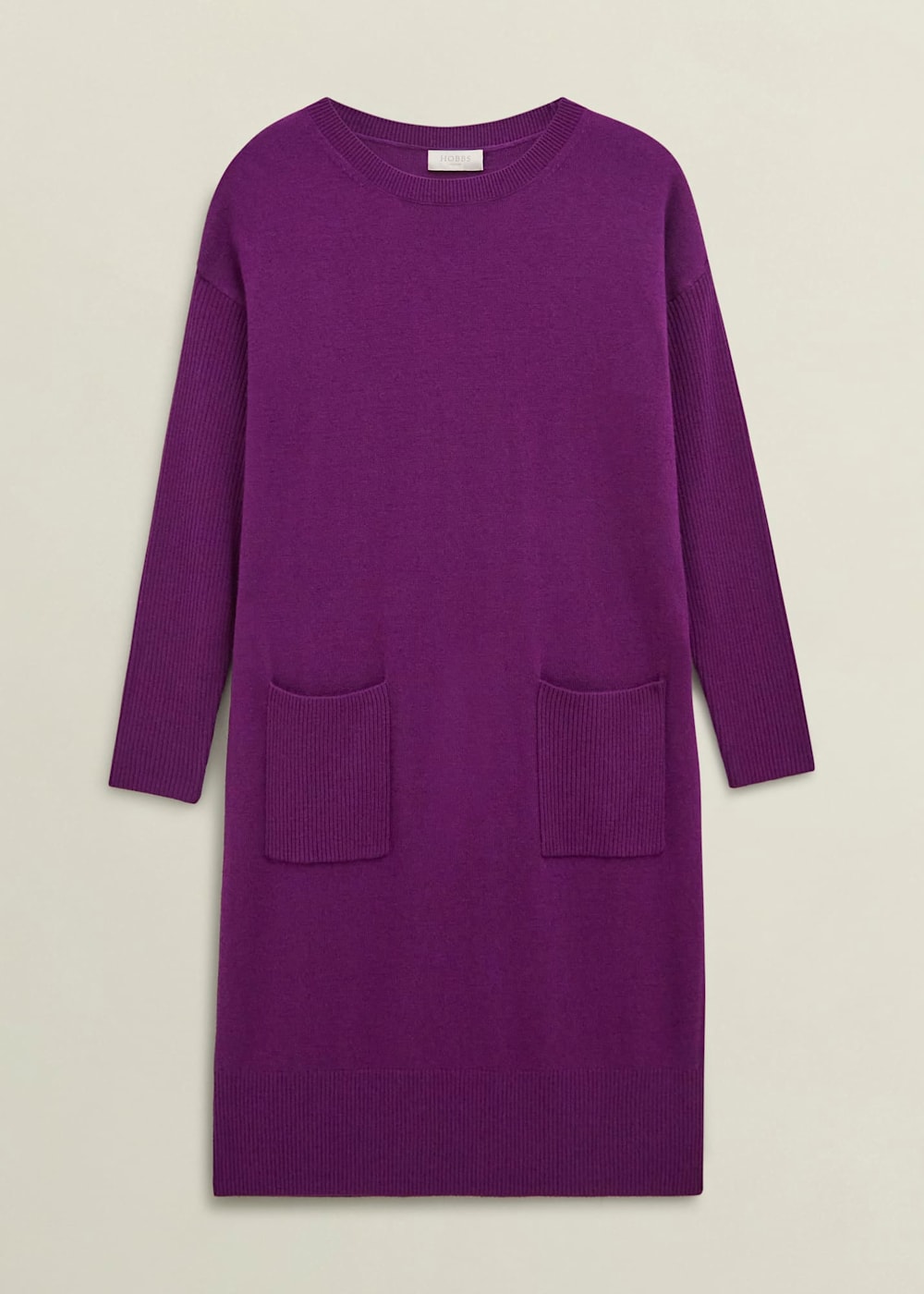 Hobbs Devora Knitted Dress With Cashmere