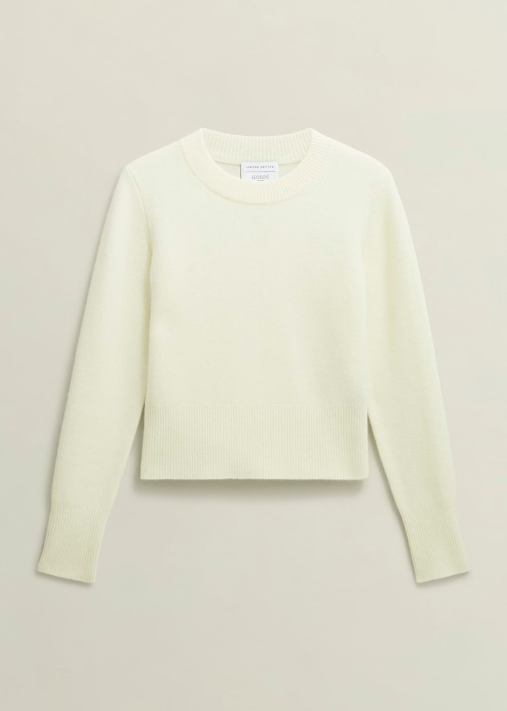 Off white cashmere sweater top
