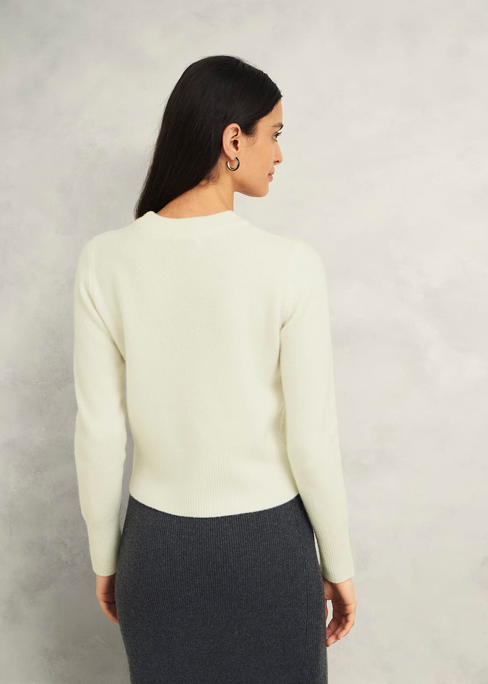 Hoghton Brushed Cashmere Sweater | Hobbs US |