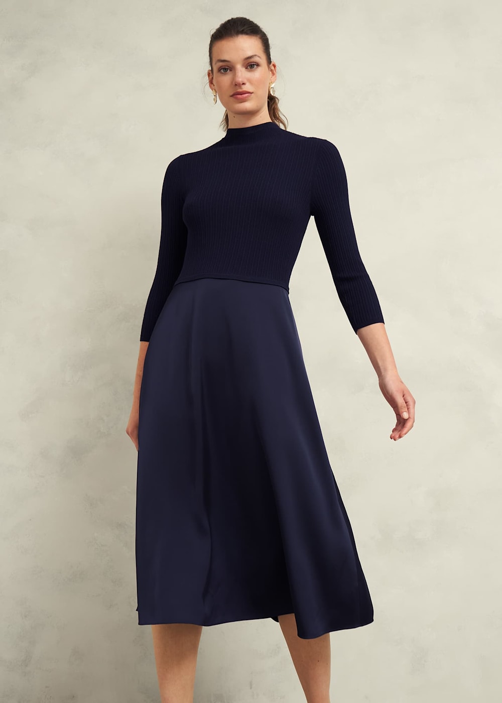 Navy dress hobbs top