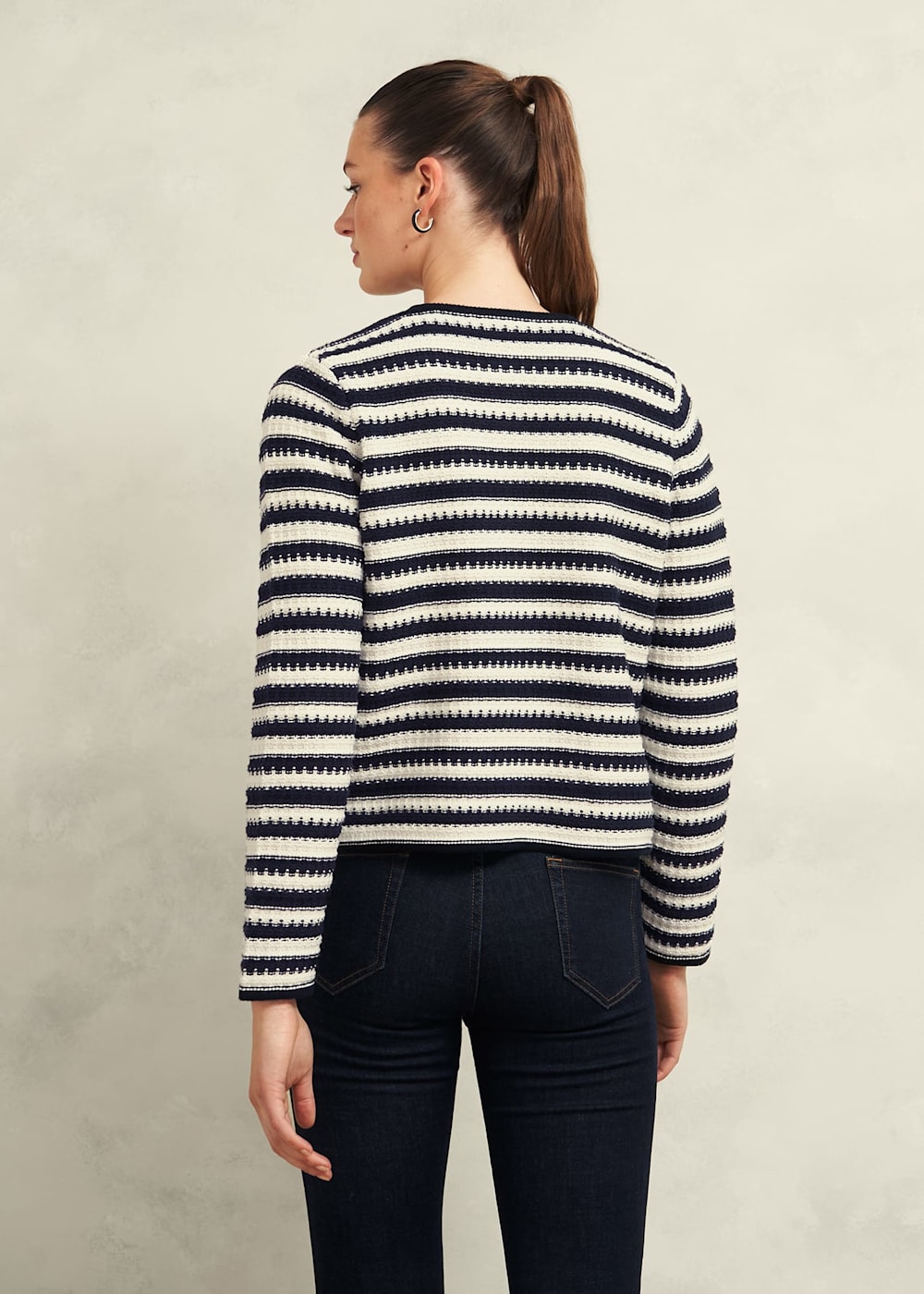 Milly Cotton Knitted Jacket | Hobbs US | Milly Cotton Knitted Jacket | Hobbs US |