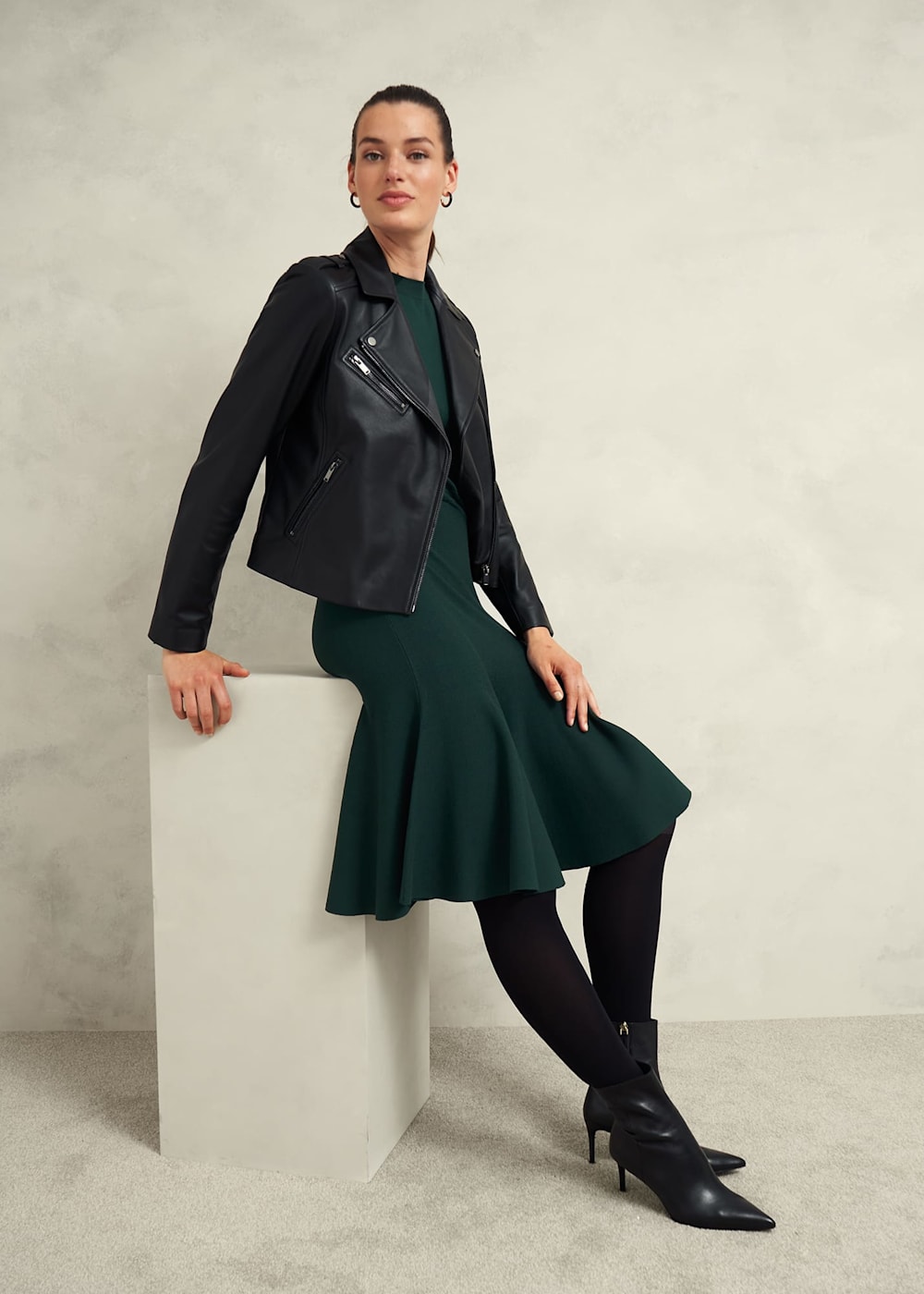 Abbie Knitted Dress | Hobbs US |