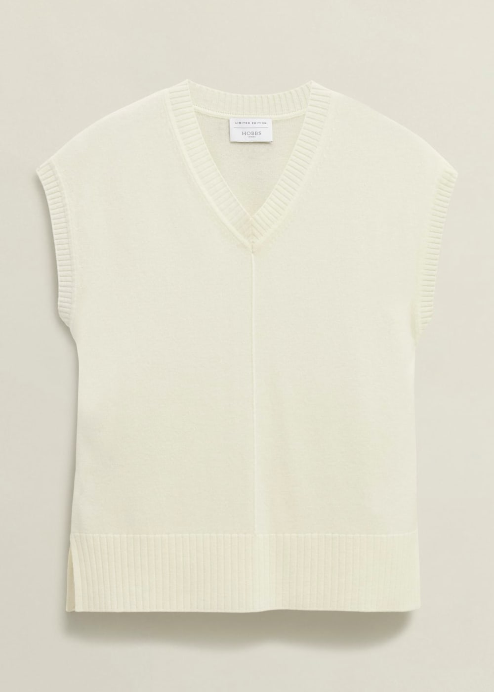 Brooksfirth Wool Cashmere Knitted Vest Hobbs UK