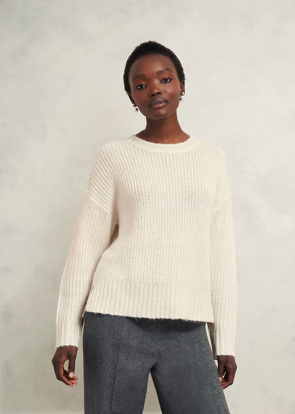 Marsha Sequin Sweater With Alpaca | Hobbs US | Marsha Sequin Sweater With Alpaca | Hobbs US |