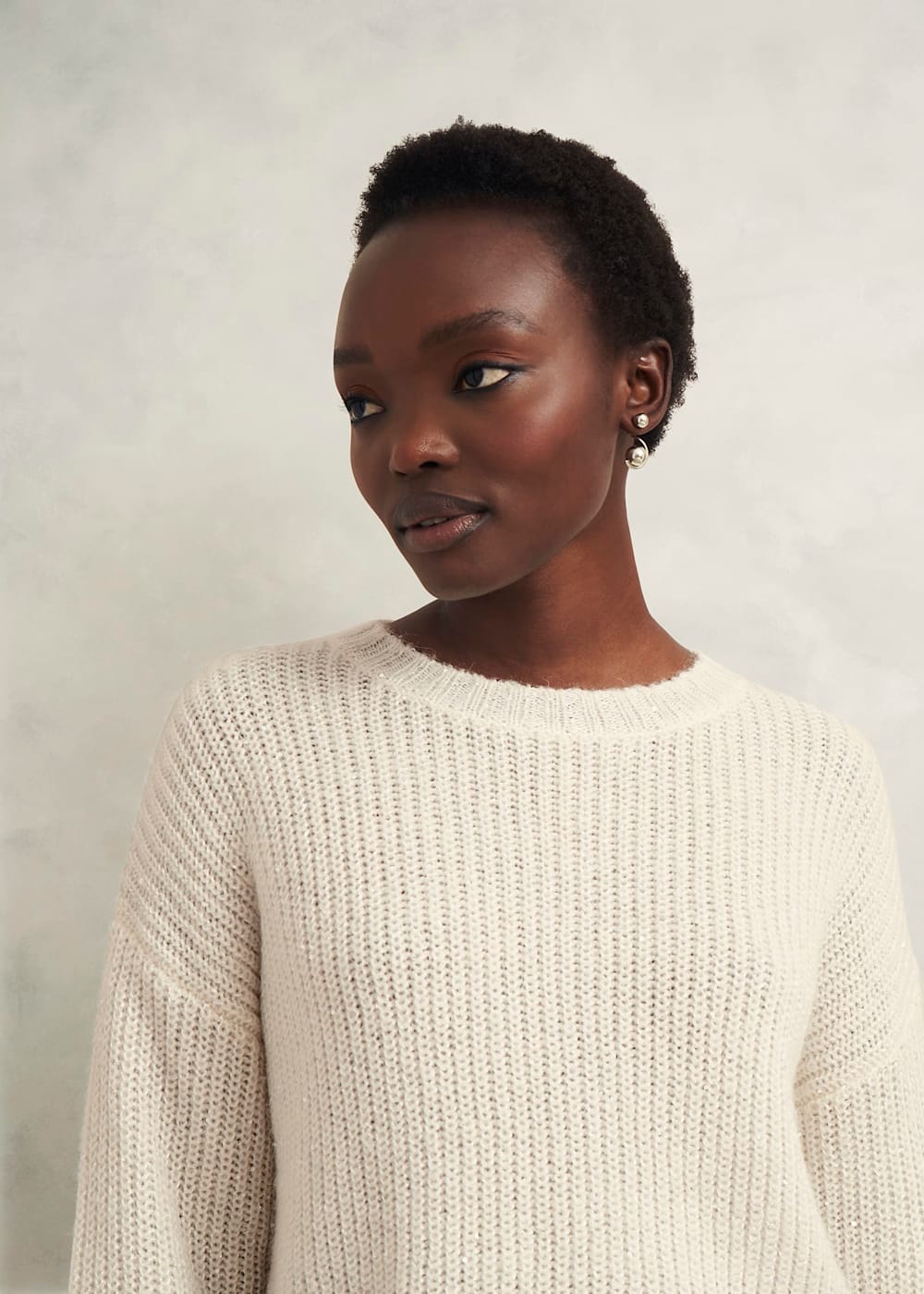 Marsha Sequin Sweater With Alpaca | Hobbs US | Marsha Sequin Sweater With Alpaca | Hobbs US |