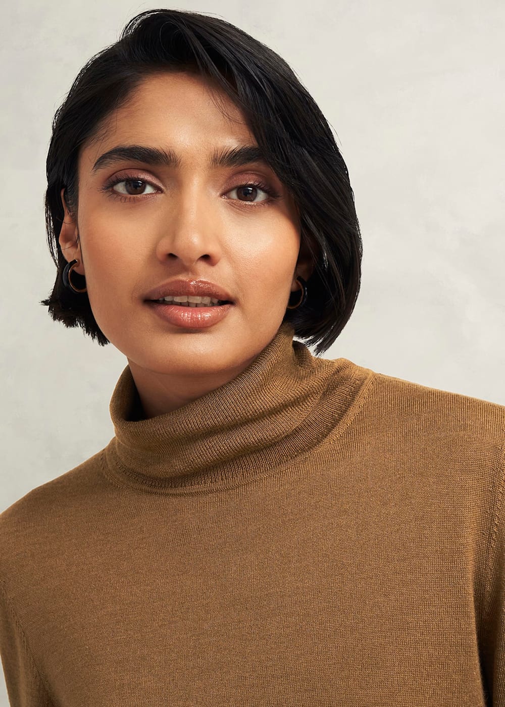 Silk roll neck discount
