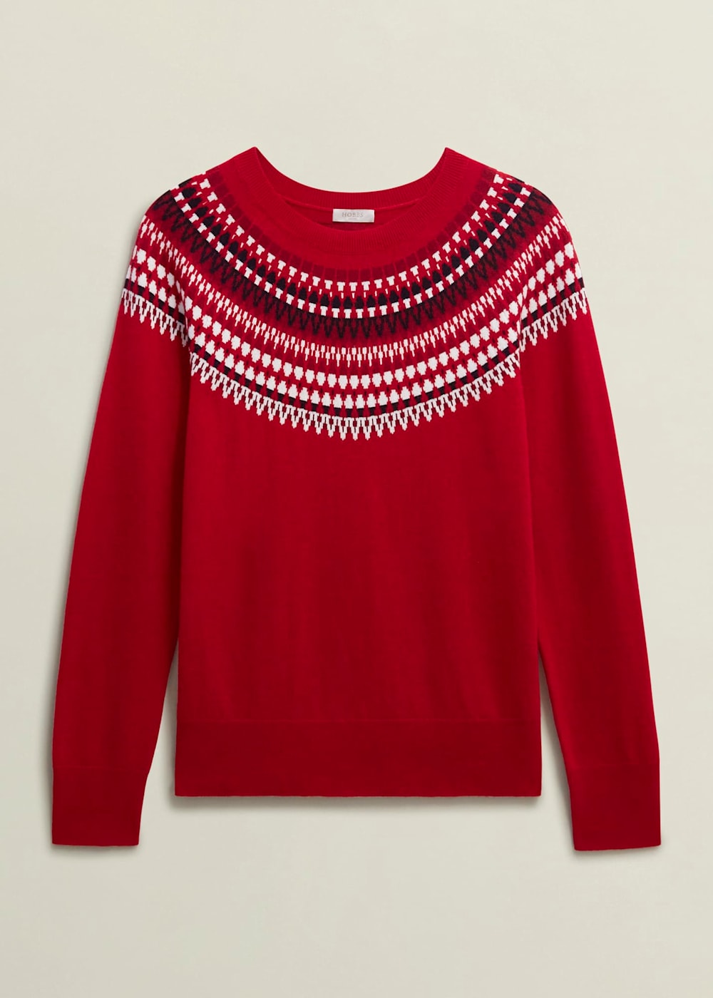 Greta Fairisle Sweater With Cashmere | Hobbs US | Greta Fairisle Sweater With Cashmere | Hobbs US |