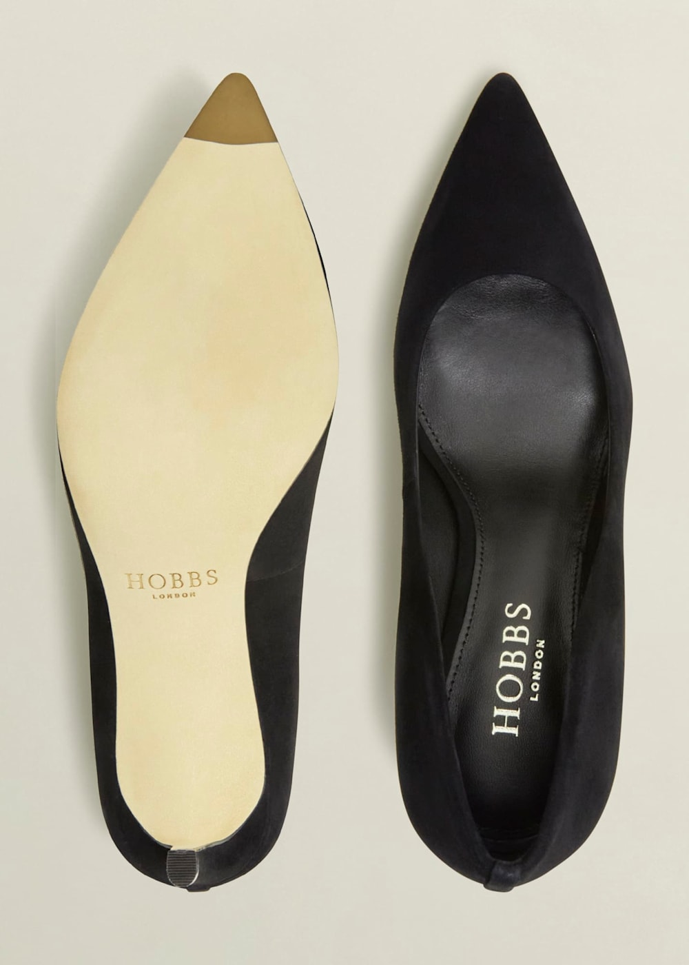 Leila Suede Court Shoes Hobbs UK